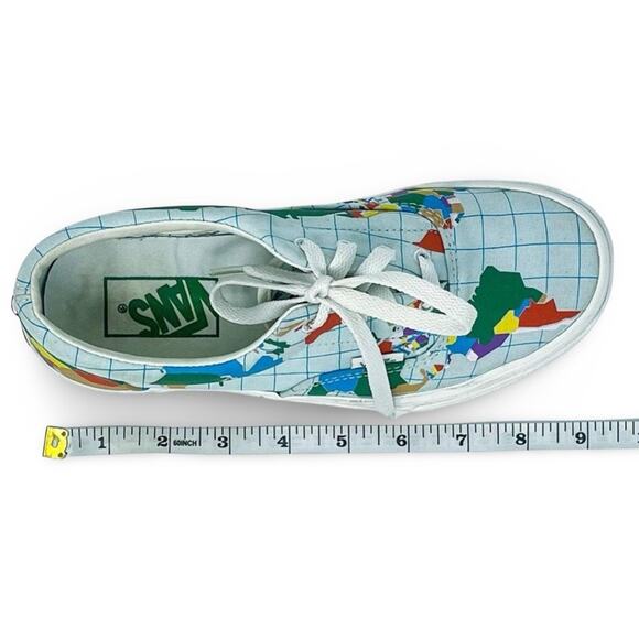 Rare Vans “Save Our Planet” Sneakers W6 / M4.5 | Globe Map Print | Vintage - Picture 10 of 13